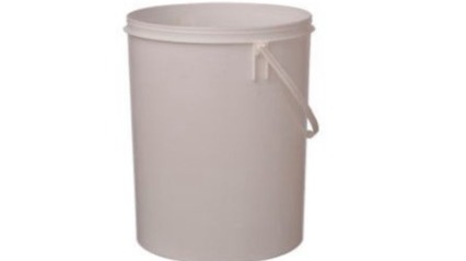 Baldes Plásticos Con tapa, de 10 litros